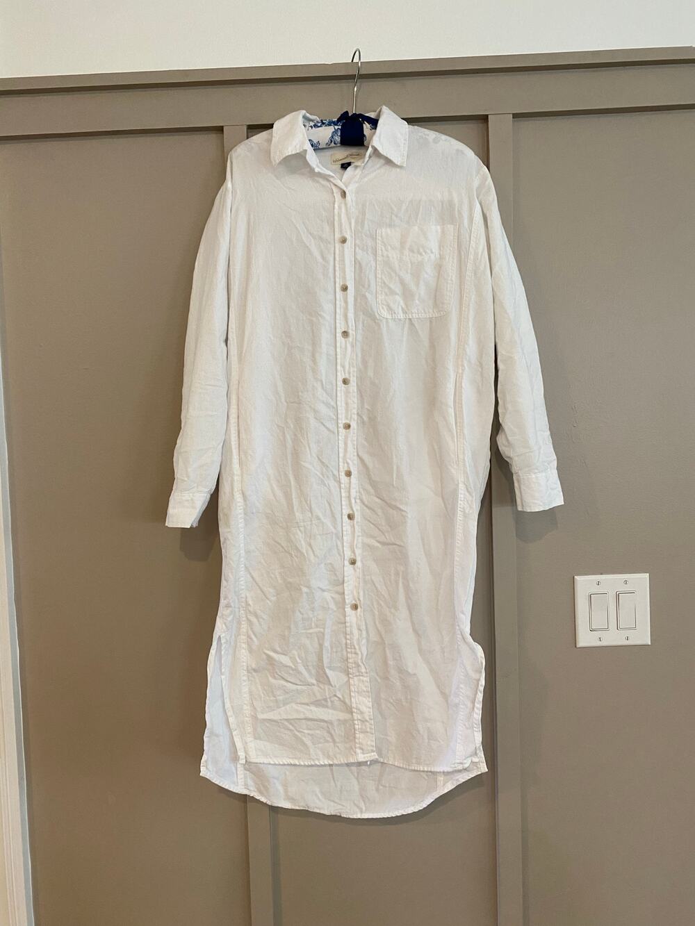 Universal Thread SZ XS Cotton White Dress With Pockets